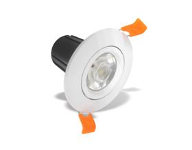 DM201329  Broma 10 Tridonic Powered 10W 4000K 810lm 36° CRI>90 LED Engine White Round Adjustable Recessed Spotlight, IP20